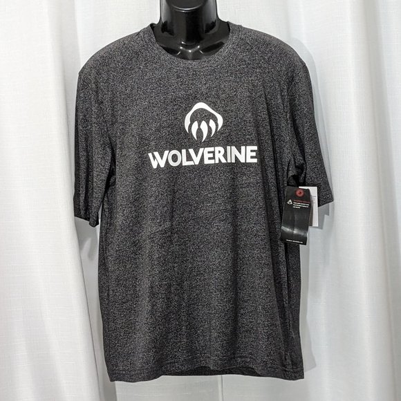 WOLVERINE Men's Edge Short Sleeve Graphic Tee Shirt Size L Gray - Picture 2 of 7